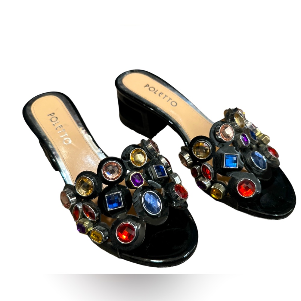 Brand New Poletto Rhinestone Heels